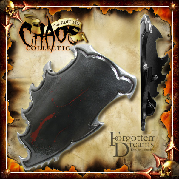 Chaos 2nd Edition Chaos Schild blutig 95x60cm Chaos 2nd Edition Chaos Schild blutig 95x60cm