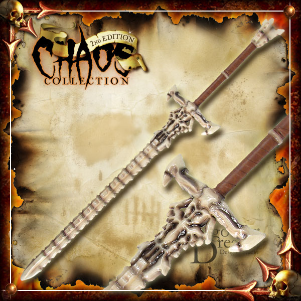 Chaos 2nd Edition Schwert Knochenzweihänder 145cm Chaos 2nd Edition Schwert Knochenzweihänder 145cm