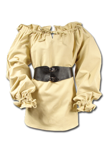 Piratenbluse, natur Piratenbluse, natur
